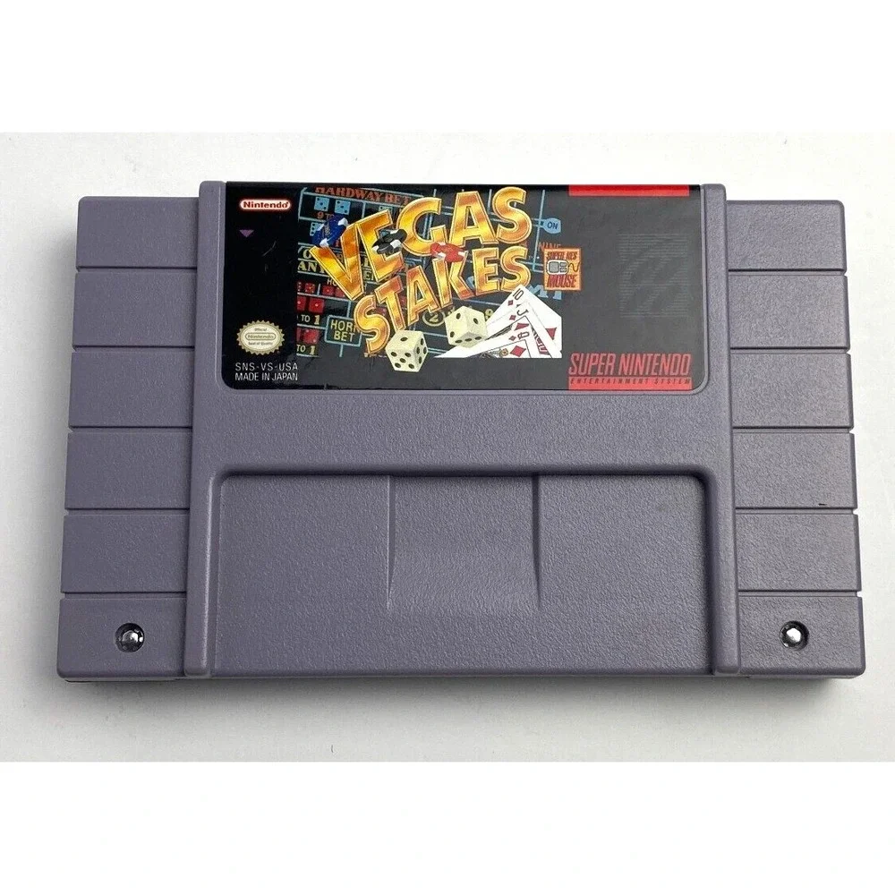 VEGAS STAKES -‎ SNES GAME -  GAME ONLY